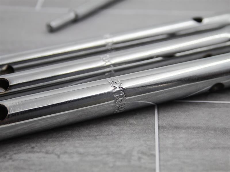 A Faithfull spanner or wrench in chrome vanadium steel, for tightening and loosening nuts and bolts.