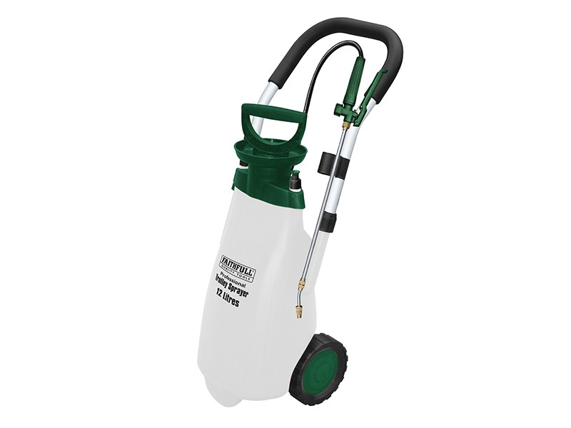 Photo of Faithfull FAISPRAY12HD Professional Trolley Sprayer 12 litre
