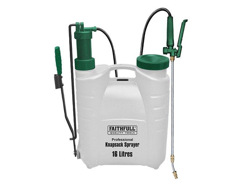 Photo of Faithfull FAISPRAY16HD Professional Knapsack Sprayer with VitonÂ® Seals 16 litre