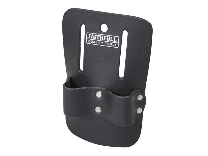 A scaffold spanner with a box-section ratcheting ring and a pointed podger bar handle, for assembling scaffold tube fittings.