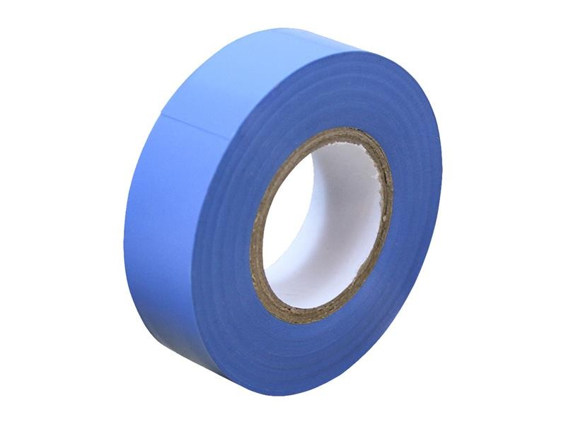 Faithfull FAITAPEPVCBL PVC Electrical Tape Blue 19mm x 20m