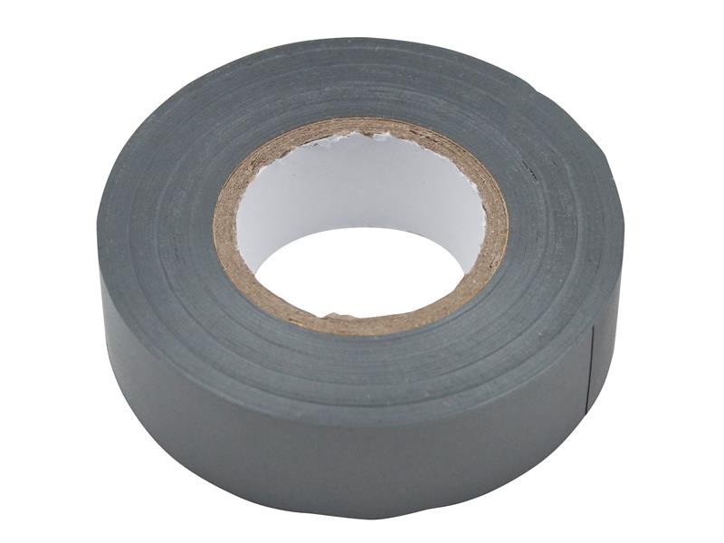 Faithfull FAITAPEPVCGR PVC Electrical Tape Grey 19mm x 20m