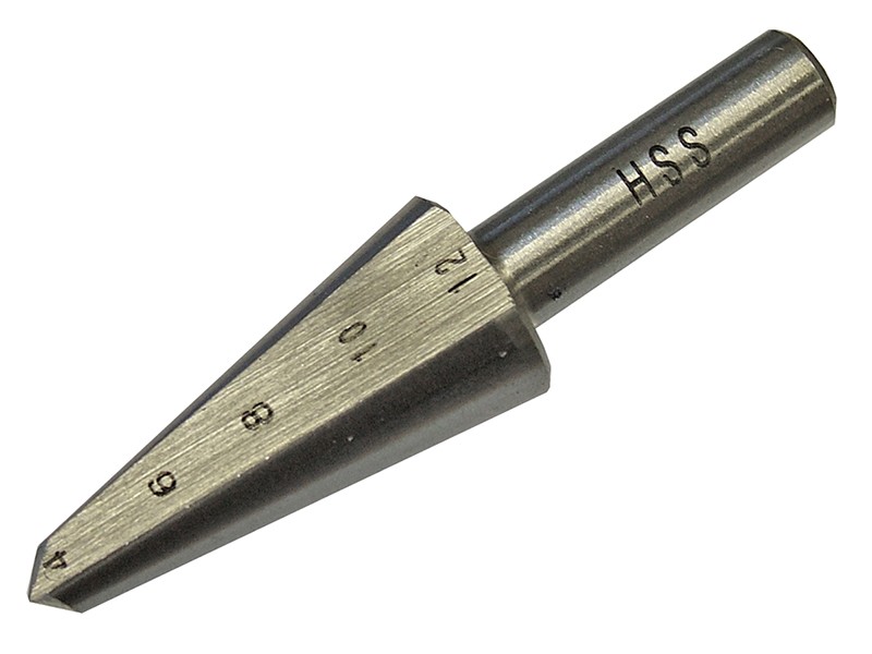 Faithfull FAITD412 HSS Taper Drill Bit 4-12mm