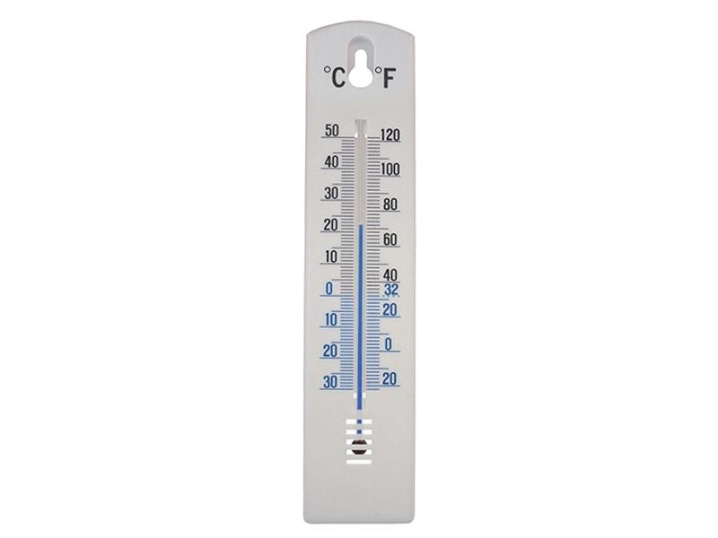 Faithfull FAITHPLASTIC Wall Thermometer - Plastic 200mm