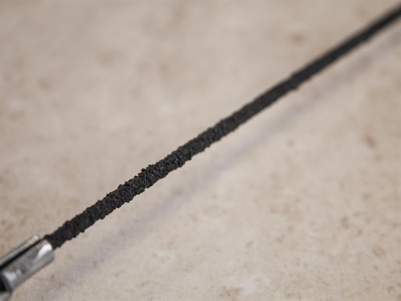 A saw with a hardened blade and a comfortable handle, for cutting timber, metal, or masonry.