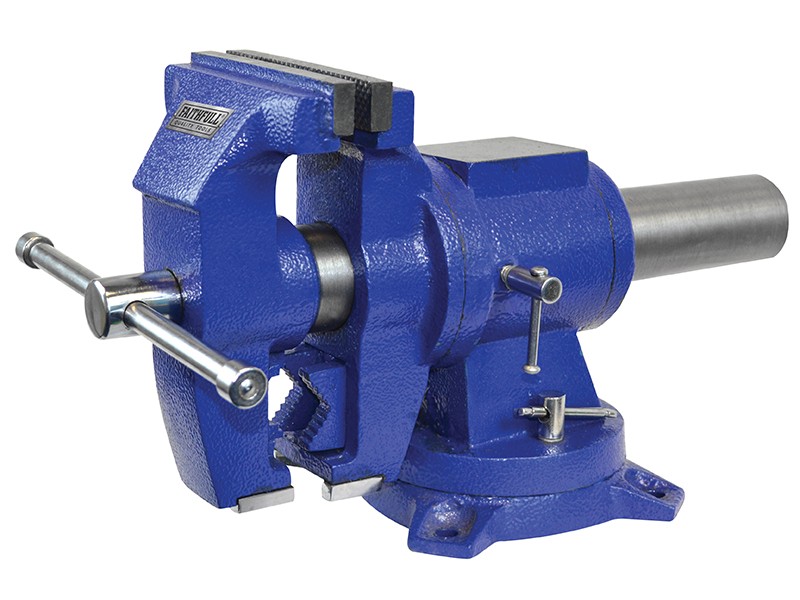 A Faithfull clamp with an adjustable jaw and a screw-tightening mechanism, for holding workpieces in position during cutting, drilling, or bonding.
