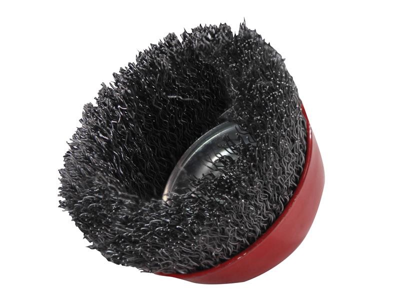 A brush with natural or synthetic bristles and an ergonomic handle, for applying coatings or cleaning surfaces.