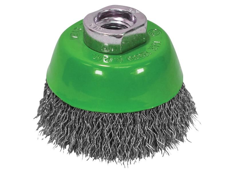 A brush with natural or synthetic bristles and an ergonomic handle, for applying coatings or cleaning surfaces.