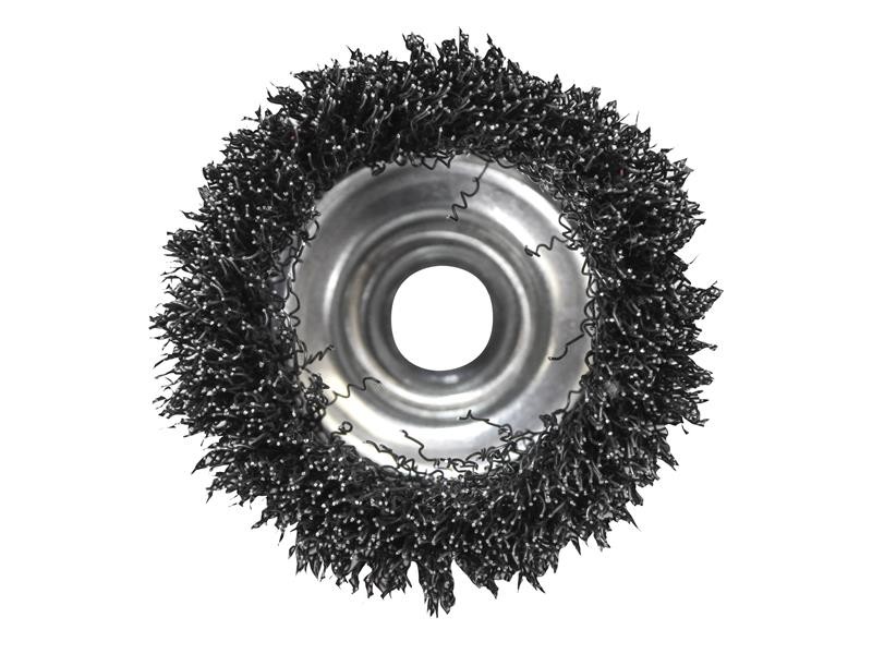 A brush with natural or synthetic bristles and an ergonomic handle, for applying coatings or cleaning surfaces.