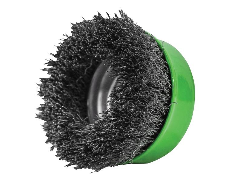 A brush with natural or synthetic bristles and an ergonomic handle, for applying coatings or cleaning surfaces.