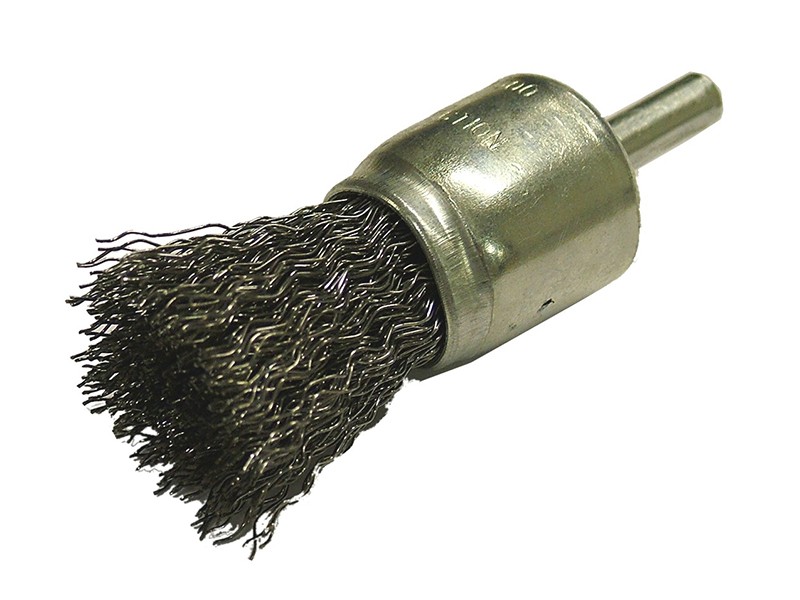A brush with natural or synthetic bristles and an ergonomic handle, for applying coatings or cleaning surfaces.