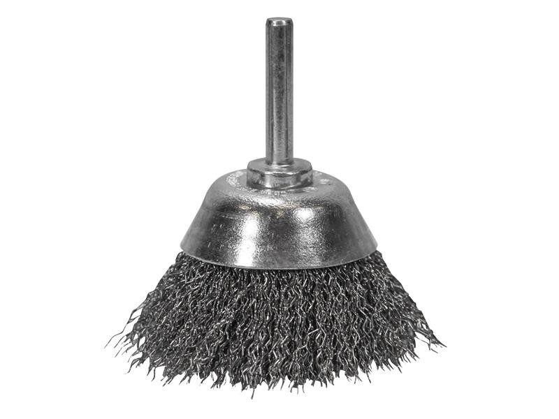 A brush with natural or synthetic bristles and an ergonomic handle, for applying coatings or cleaning surfaces.