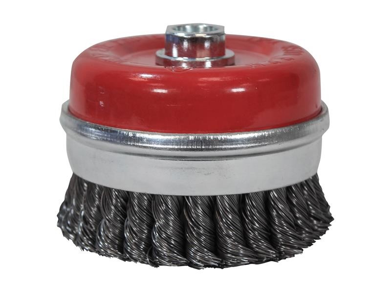A brush with natural or synthetic bristles and an ergonomic handle, for applying coatings or cleaning surfaces.