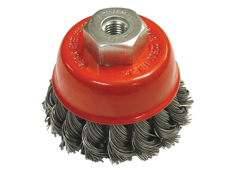 A brush with natural or synthetic bristles and an ergonomic handle, for applying coatings or cleaning surfaces.