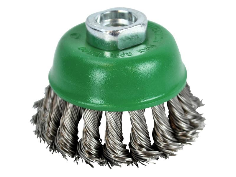 A brush with natural or synthetic bristles and an ergonomic handle, for applying coatings or cleaning surfaces.