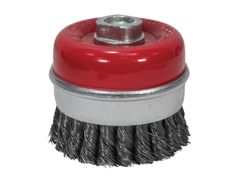 A brush with natural or synthetic bristles and an ergonomic handle, for applying coatings or cleaning surfaces.