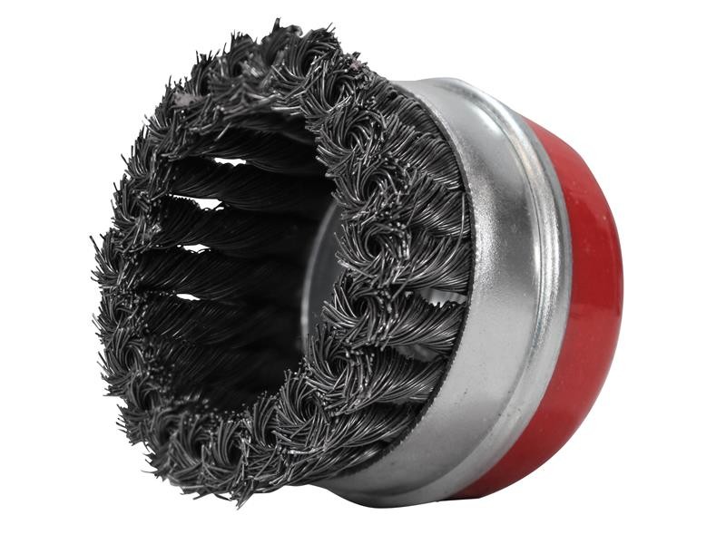 A brush with natural or synthetic bristles and an ergonomic handle, for applying coatings or cleaning surfaces.