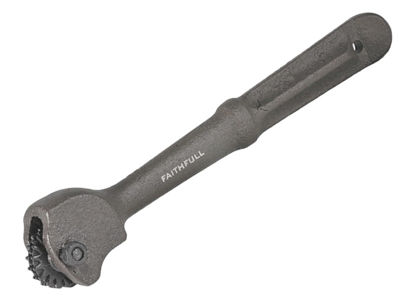 A Faithfull hand tool with a metal working end and an ergonomic handle, designed for general construction and maintenance tasks.