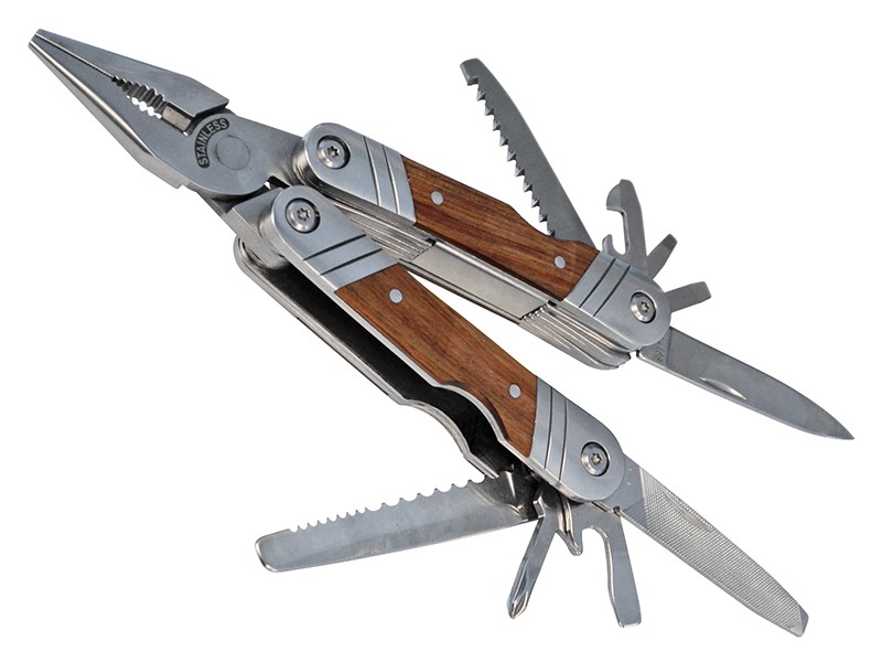A Faithfull hand tool with a metal working end and an ergonomic handle, designed for general construction and maintenance tasks.