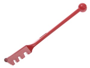 A cutting knife with a steel blade and an ergonomic handle, for general site and workshop use.