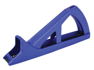 A Faithfull needle file with a hardened steel abrasive surface and a turned wooden or synthetic handle, for shaping and deburring metal.