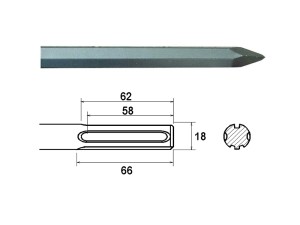 A Faithfull hand tool with a metal working end and an ergonomic handle, designed for general construction and maintenance tasks.