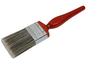A tin of Faithfull protective metal paint for long-lasting rust protection on ferrous metal surfaces.,