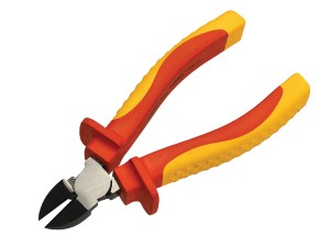 A cutting knife with a steel blade and an ergonomic handle, for general site and workshop use.