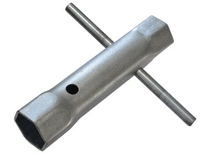 A Faithfull spanner or wrench in chrome vanadium steel, for tightening and loosening nuts and bolts.