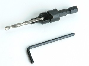 A steel screw with a threaded shaft and sharp point, for general-purpose fastening applications.