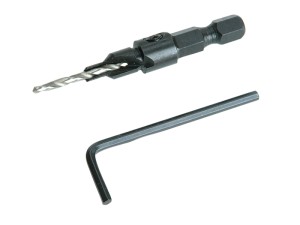 A steel screw with a threaded shaft and sharp point, for general-purpose fastening applications.