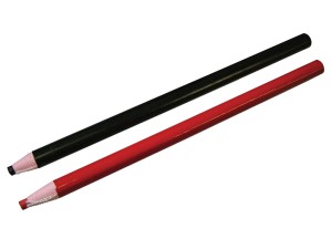 A marking tool with a hardened scribing tip or pencil lead, used for accurately marking cut lines on timber, metal, and masonry.