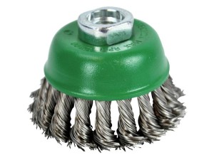 A brush with natural or synthetic bristles and an ergonomic handle, for applying coatings or cleaning surfaces.