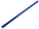 A hardened steel 13mm bolster chisel with a wide flat blade, used for cutting masonry, tiles, and breaking out concrete.