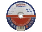 Faithfull FAI2303MDC Depressed Centre Metal Cutting Disc 230 x 3.2 x 22.23mm