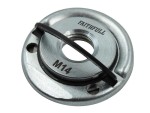 A steel M14 hex nut with an internally threaded profile, for use with a matching bolt or threaded rod.