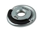 A steel M14 hex nut with an internally threaded profile, for use with a matching bolt or threaded rod.