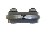 A cutting knife with a steel blade and an ergonomic handle, for general site and workshop use.