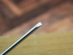 A steel wire nail with a flat head and a smooth shank, for general-purpose timber fastening.