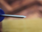 A steel wire nail with a flat head and a smooth shank, for general-purpose timber fastening.