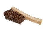 A brush with natural or synthetic bristles and an ergonomic handle, for applying coatings or cleaning surfaces.