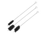 A brush with natural or synthetic bristles and an ergonomic handle, for applying coatings or cleaning surfaces.