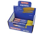 A marking tool with a hardened scribing tip or pencil lead, used for accurately marking cut lines on timber, metal, and masonry.