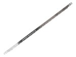 A saw with a hardened blade and a comfortable handle, for cutting timber, metal, or masonry.