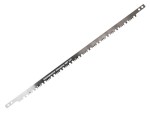A saw with a hardened blade and a comfortable handle, for cutting timber, metal, or masonry.