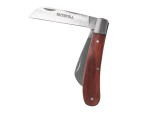 A cutting knife with a steel blade and an ergonomic handle, for general site and workshop use.