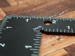 A precision steel try square with a hardened blade and a machined stock, used for checking and marking right angles in woodworking and metalwork.
