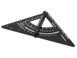 A precision steel try square with a hardened blade and a machined stock, used for checking and marking right angles in woodworking and metalwork.
