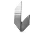 A precision steel try square with a hardened blade and a machined stock, used for checking and marking right angles in woodworking and metalwork.