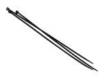 A cartridge of Faithfull black grab adhesive with a high-initial-bond formula, for instantly fixing panels, skirtings, and architraves.